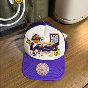 LA Lakers patched trucker hat